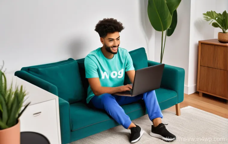 소비자 심리와 할인에 대한 반응 분석 - **Prompt:** A young adult, wearing a stylish but modest sweater and jeans, stands happily in a brigh...