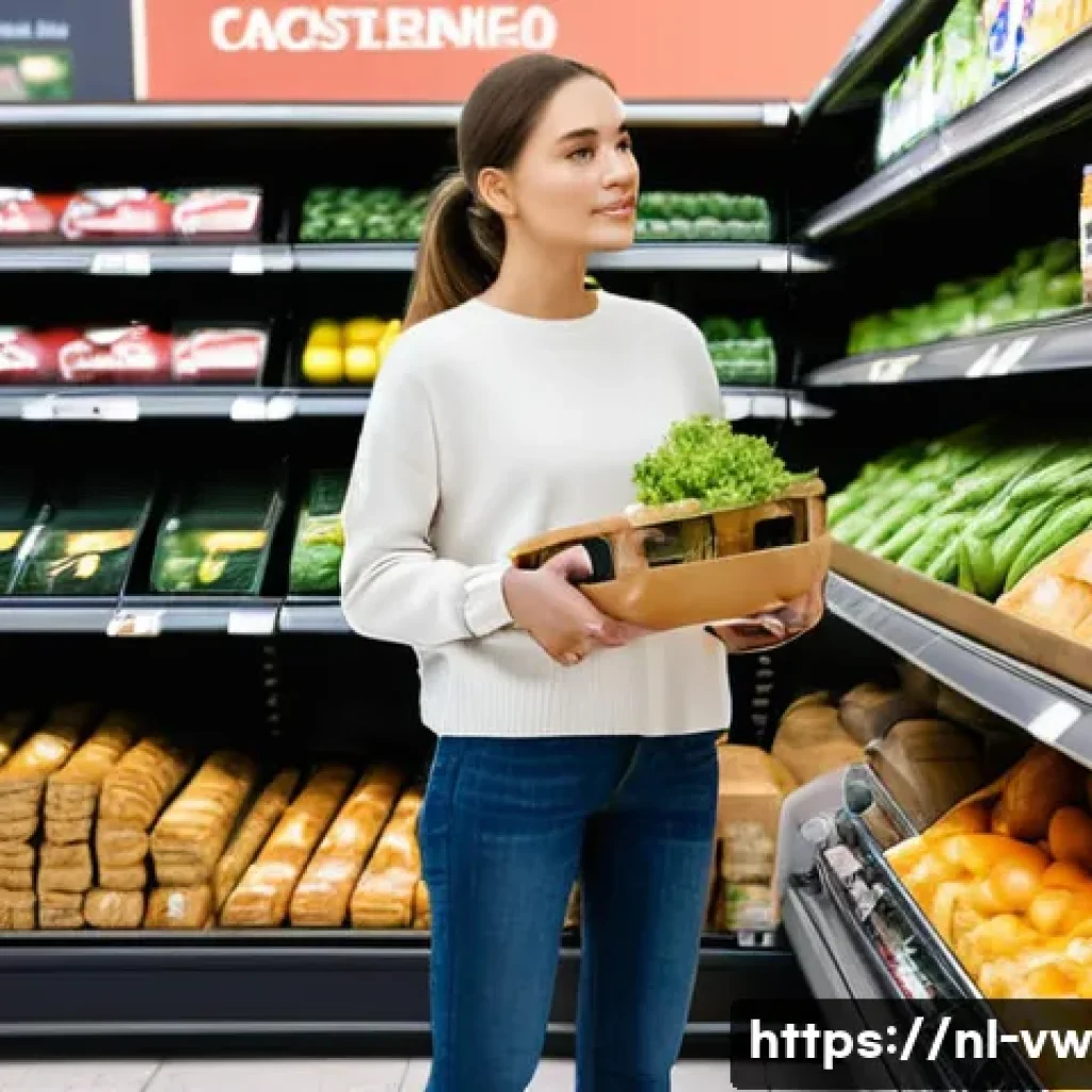 소비자 행동 예측을 위한 심리적 접근법 - **Prompt 1: The Subtle Art of Consumer Choice in a Dutch Supermarket**
    "A clean, well-lit modern...